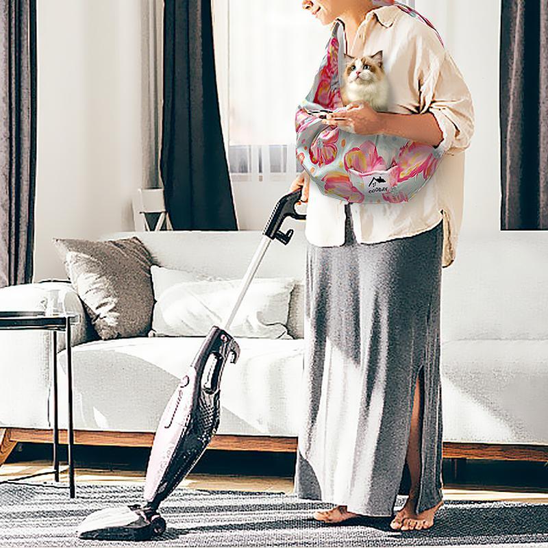 Hands-Free Pet Cuddle Carrier – Sling-Style Travel Bag for Small & Medium Dogs, Cats, Rabbits & More ACS37