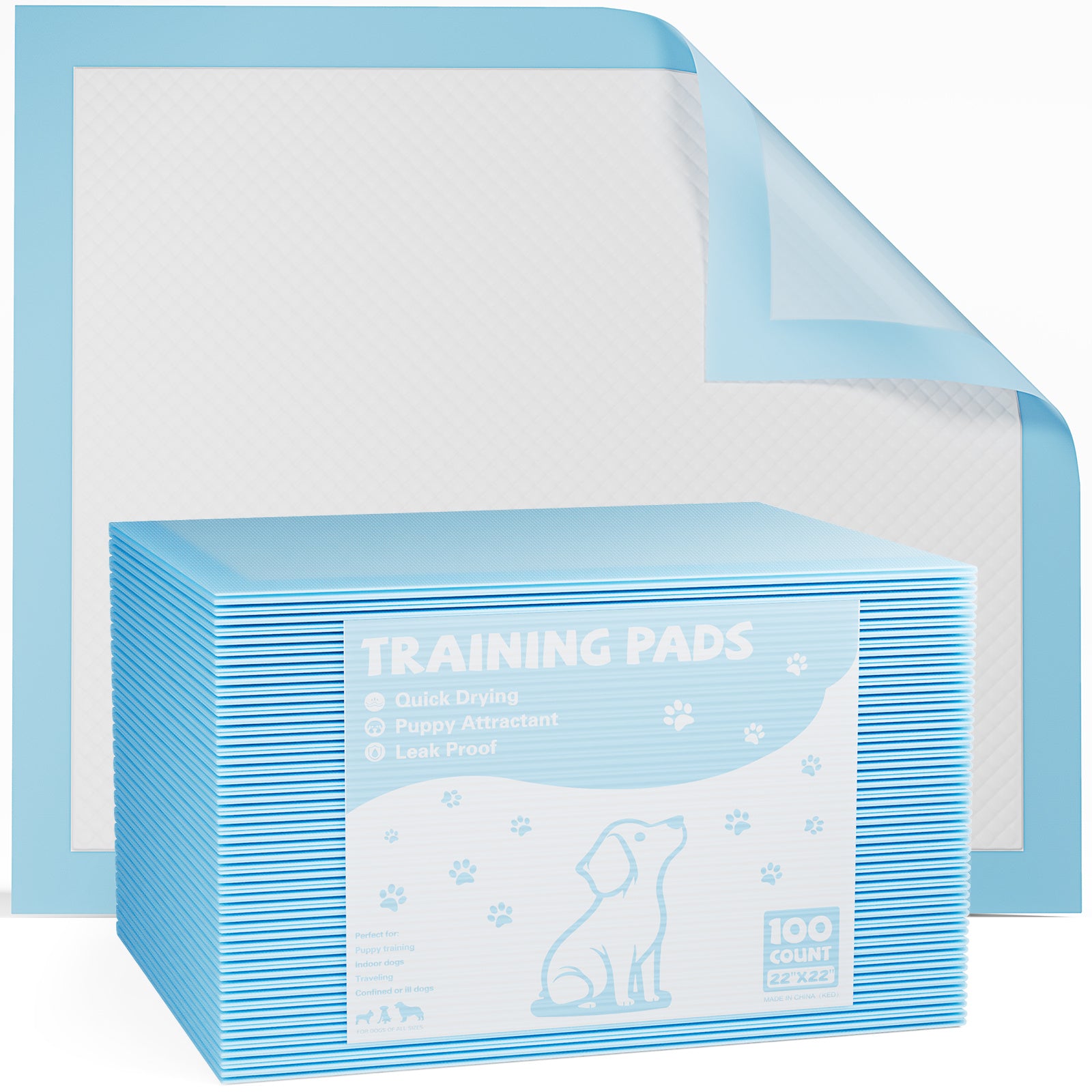 Leak-Proof Quick-Drying Disposable Puppy Pads – Super Absorbent Dog Pee Training Pads