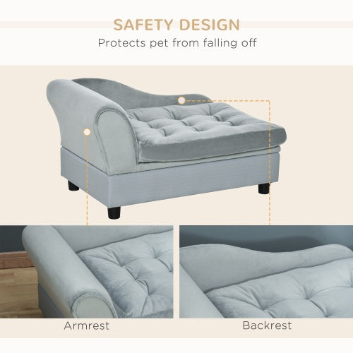 Luxury Small Dog Bed – Hidden Storage & Elegant Design for Small Pets | Cat Drinking & Feeding – bed38