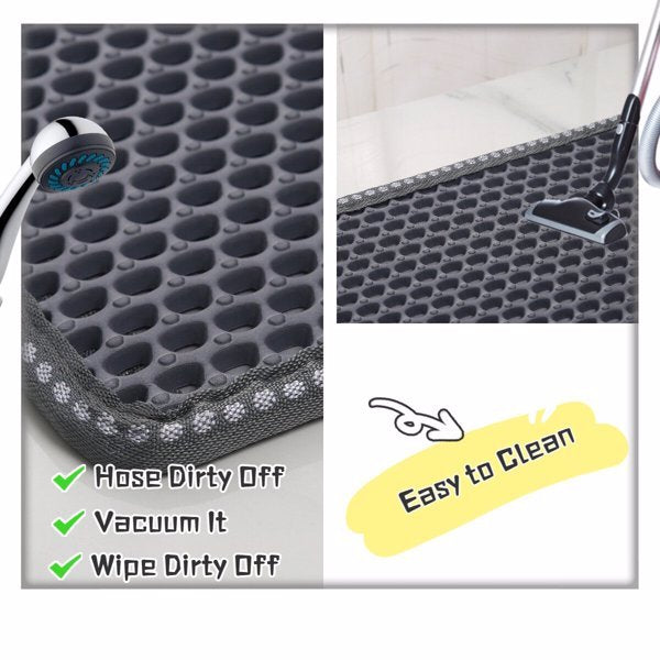 Cat Litter Box Mats – Splash-Proof Filter Mats for Clean and Tidy Litter Areas | Cat Drinking & Feeding – furn35