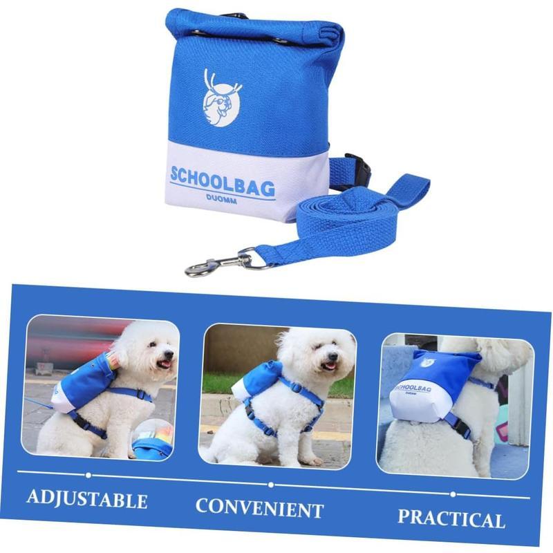 Portable Pet Backpack Vest for Dogs – Lightweight Outdoor Travel Rucksack with Adjustable Straps ACS18