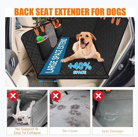 Dog Car Seat Backrest Protector – Waterproof Travel Support for Pet Comfort & Safety ACS11