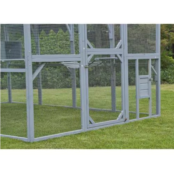Outdoor Cat House – Weatherproof Cat Enclosure for Safe Outdoor Play and Shelter | Cat Drinking & Feeding – furn28