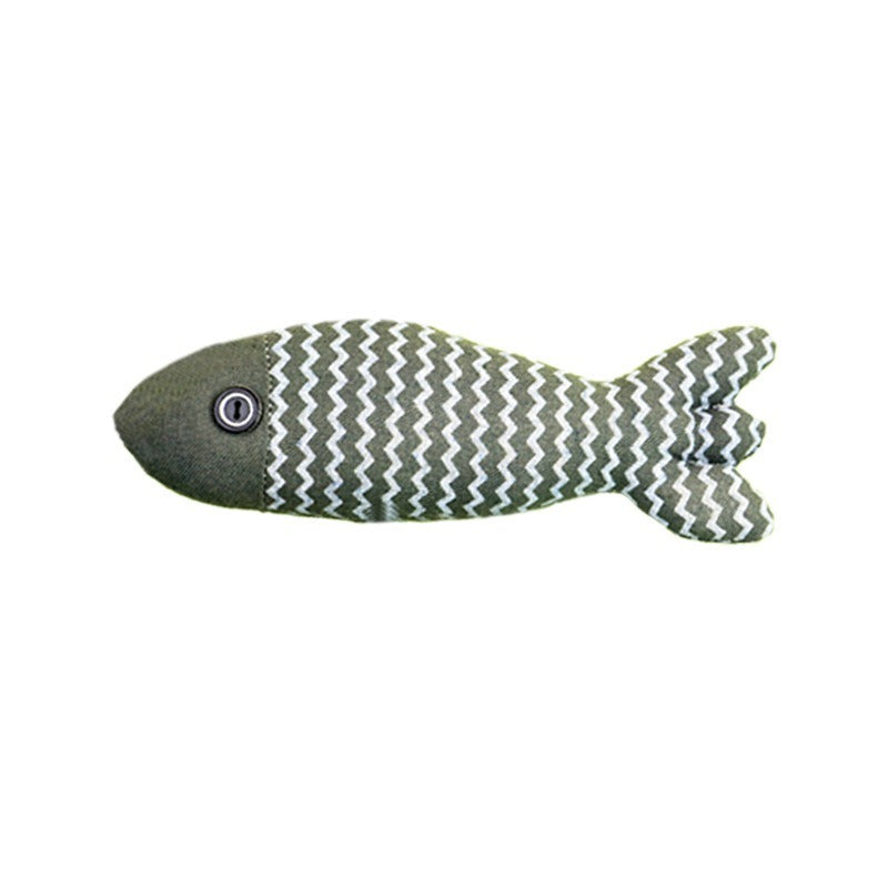 Pet Mint Fish Toy for Cats – Soft Catnip Plush Fish (Color Sent Randomly), Fun Toy for Cats of All Ages