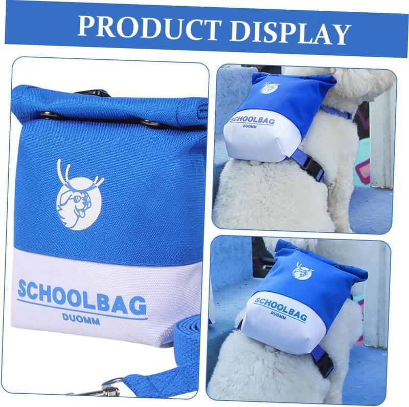Portable Pet Backpack Vest for Dogs – Lightweight Outdoor Travel Rucksack with Adjustable Straps ACS18