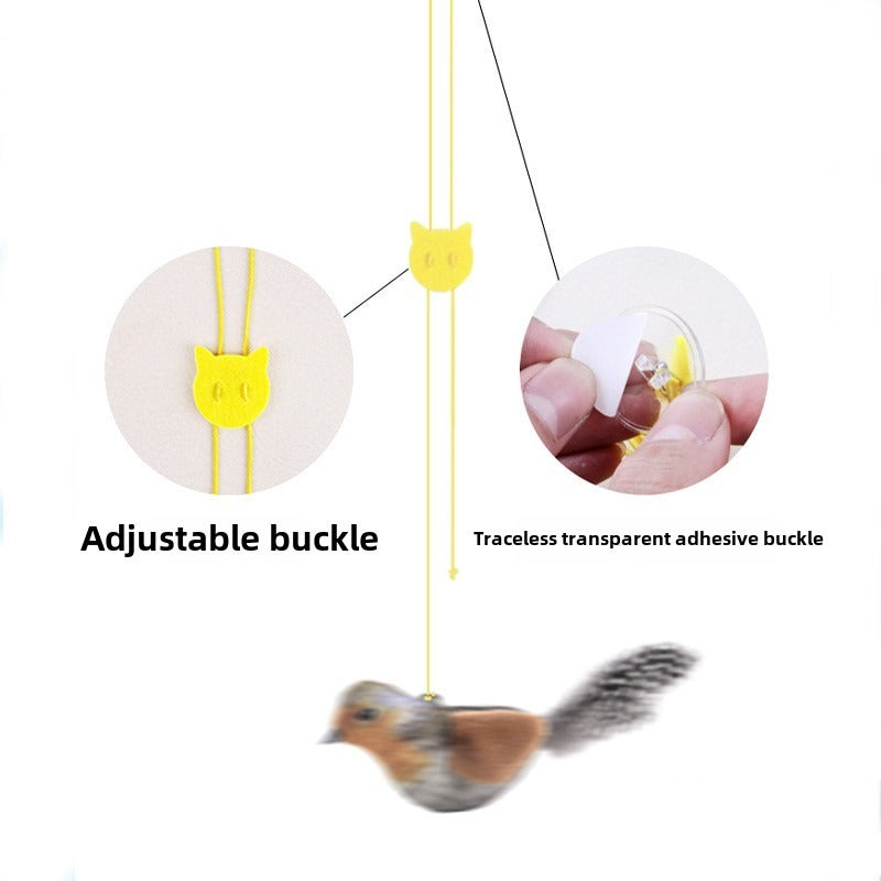 Interactive Bird Sound Toy for Pets – Safe, Durable & Anti-Bite Toy for All Ages, Helps Relieve Pet Anxiety