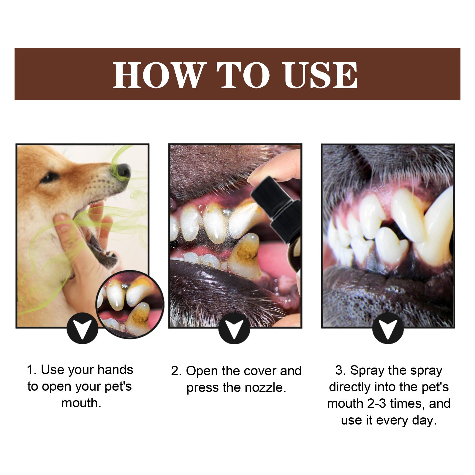 Pet Tooth Cleaning Spray – Fresh Breath & Dental Care for Dogs and Cats care 23