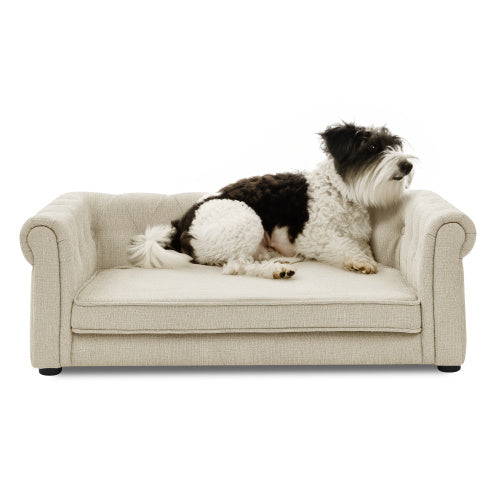 Elegant Rectangular Pet Bed – For Medium & Large Dogs, Soft & Durable Design | Cat Drinking & Feeding – bed21