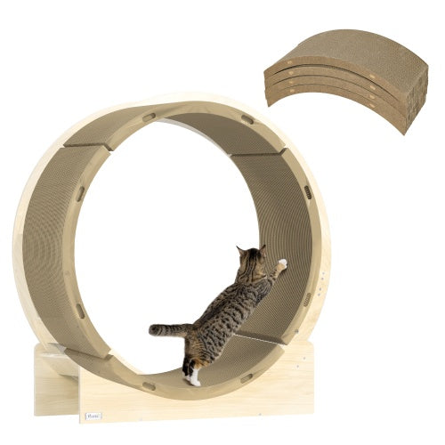 PawHut Cat Scratching Posts – 4-Pack Reversible Indoor Scratch Pads