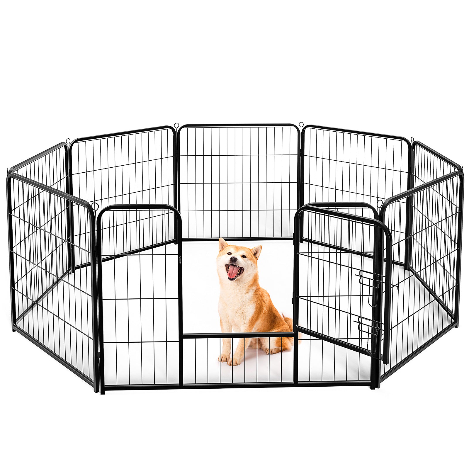 Indoor Dog Playpen Fence – Safe & Foldable Pet Exercise Barrier for Home Use ACS12