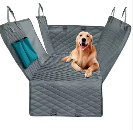 Waterproof Pet Car Seat Hammock – Durable Rear Seat Cover for Dogs & Cats ACS20