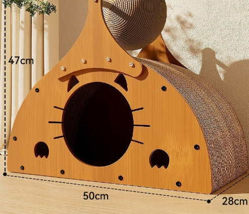 Creative Sisal Mat That Won't Shed Crumbs – Durable Cat Scratch Board for Furniture Protection & Play | Cat Drinking & Feeding – furn4
