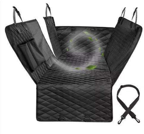 Waterproof Pet Car Seat Hammock – Durable Rear Seat Cover for Dogs & Cats ACS20