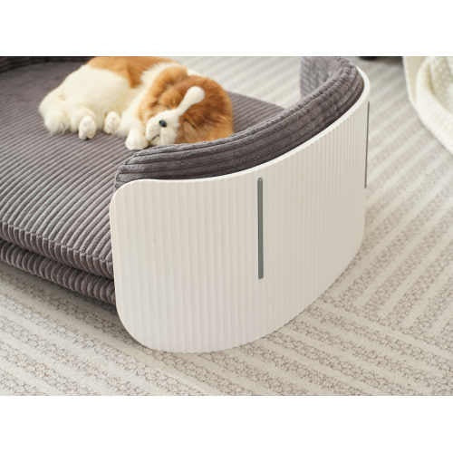 Scandinavian Style Cat Couch Bed – Elevated Indoor Pet Sofa with Removable Mattress Cover for Cats, Puppies & Small Pets | Cat Drinking & Feeding – furn10