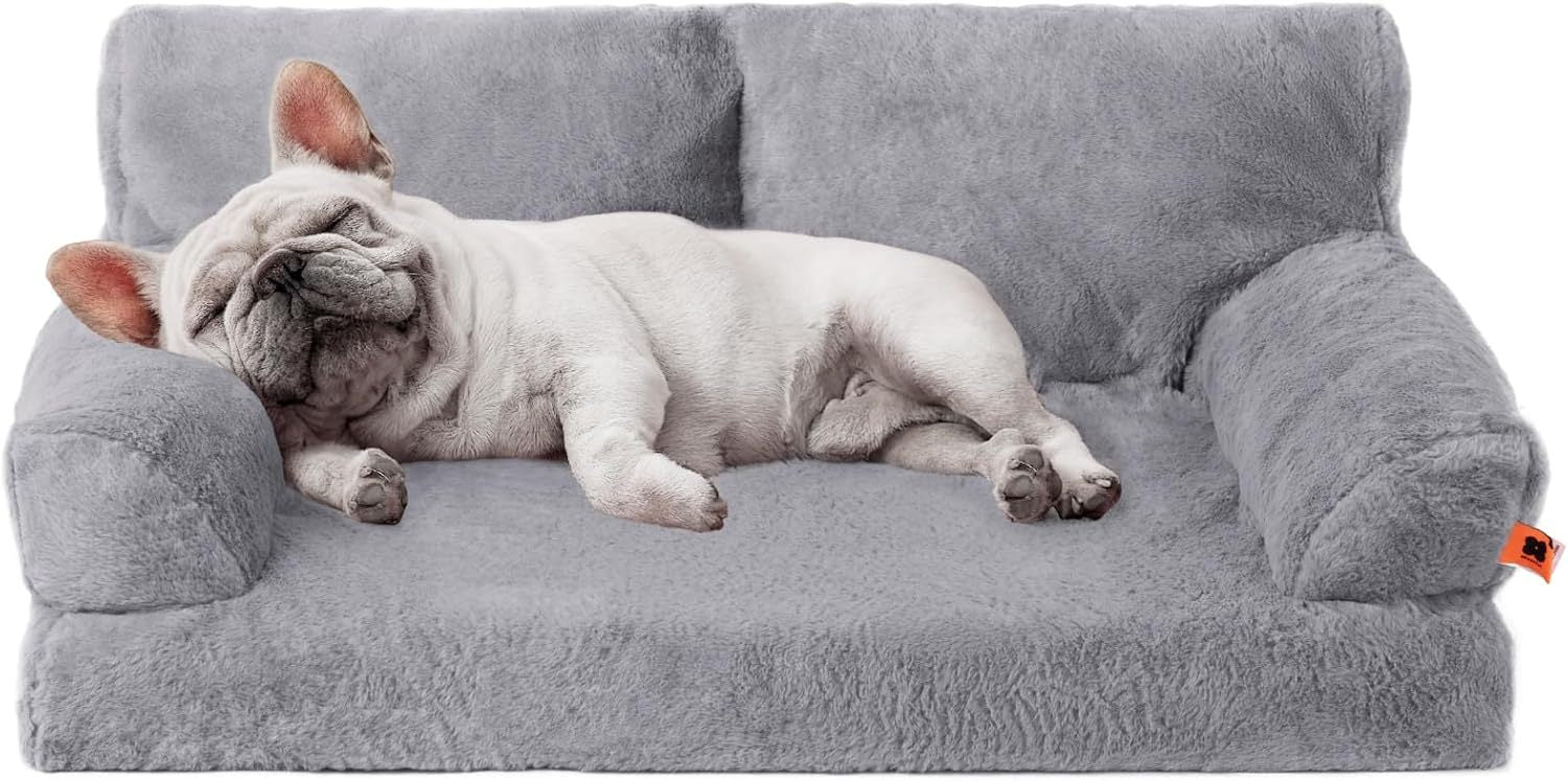 Orthopedic Dog Bed – 35.4x25.6x11.8" Waterproof Foam Sofa with Washable Cover for Medium Dogs | Cat Drinking & Feeding – bed69