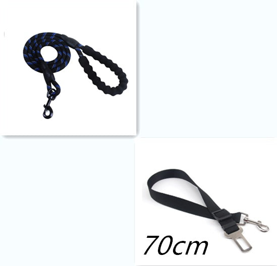Reflective Nylon Dog Leash – Durable Walking & Training Rope for Small, Medium & Large Dogs COL2