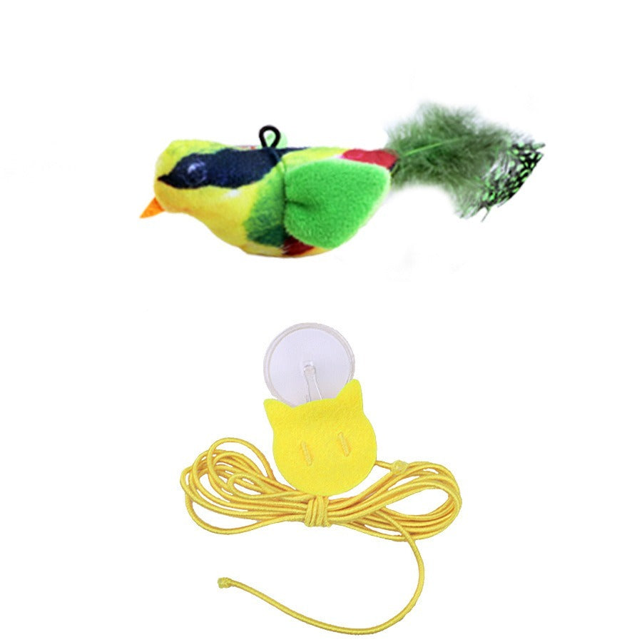 Interactive Bird Sound Toy for Pets – Safe, Durable & Anti-Bite Toy for All Ages, Helps Relieve Pet Anxiety