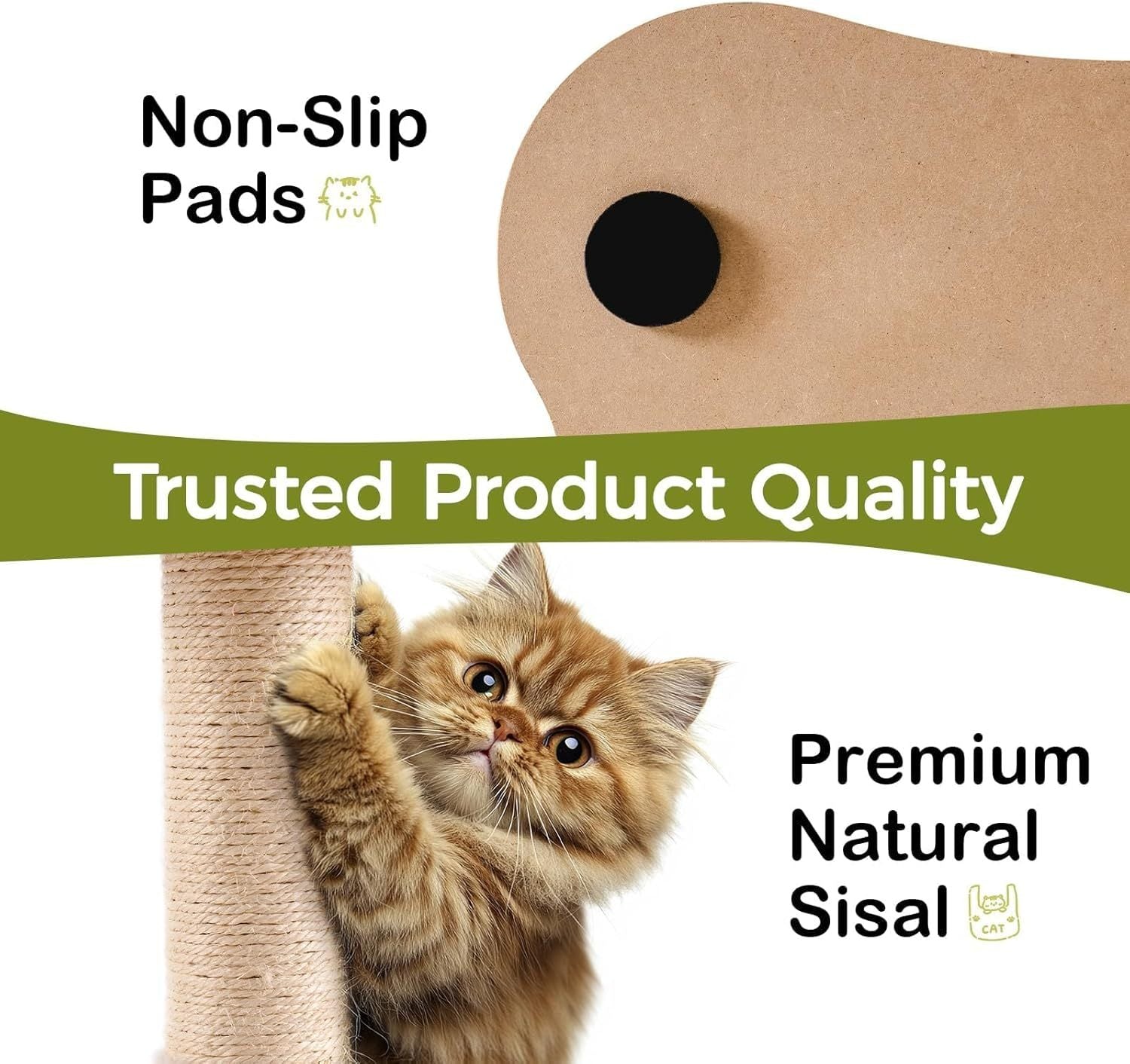 Cat Scratching Post & Bed – 2-in-1 Small Tower with Sisal Scratcher & Ball Track Toys | Cat Drinking & Feeding – bed84