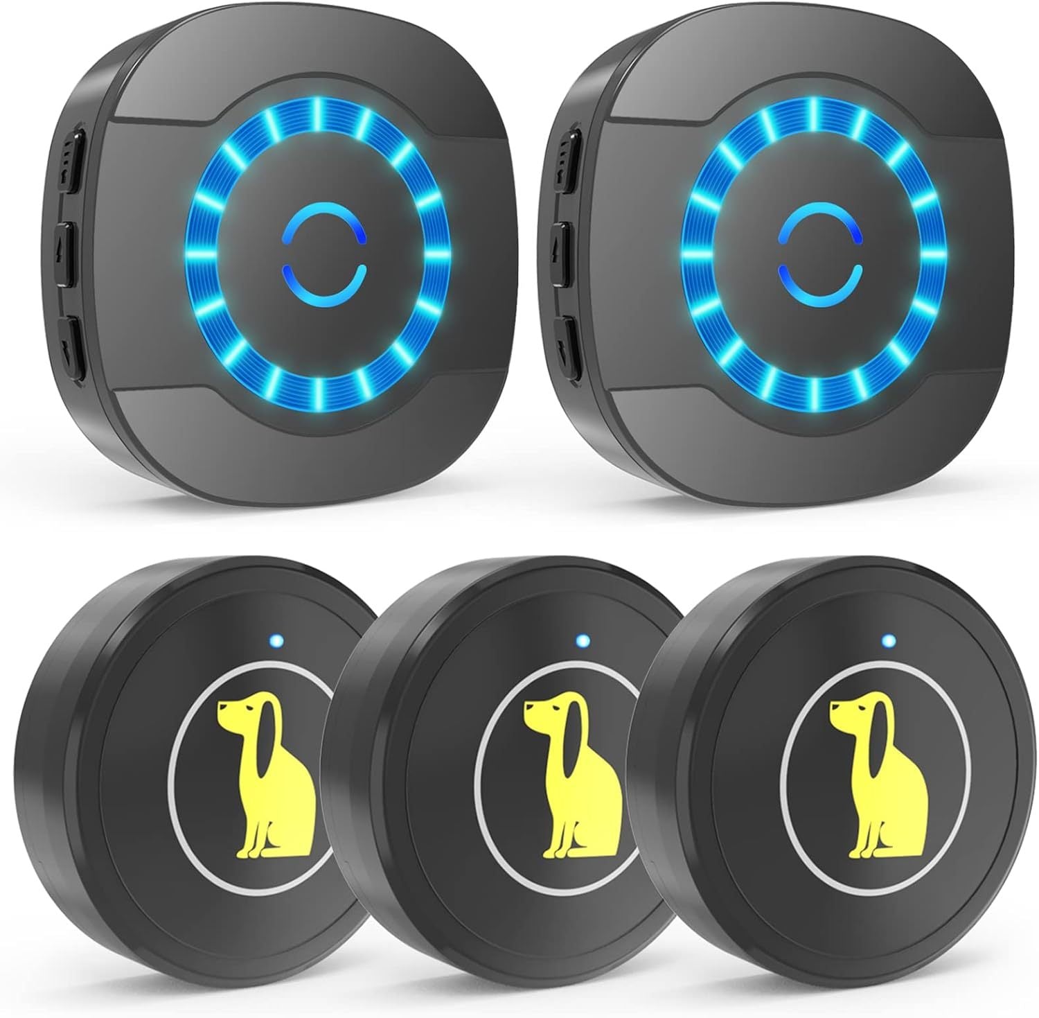 Waterproof Dog Doorbell with Touch Button – Puppy Training Bell for Sliding Doors & Outdoor Potty Alert ACS30