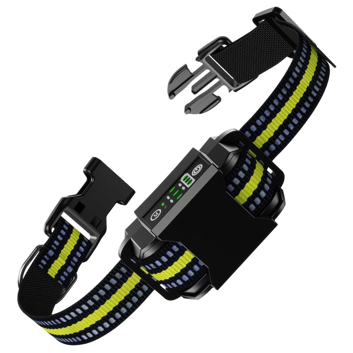 Rechargeable Dog Bark Collar – Waterproof Anti-Bark Device with Beep, Vibration, Static & 6 Intensity Levels, Dual Modes ACS50