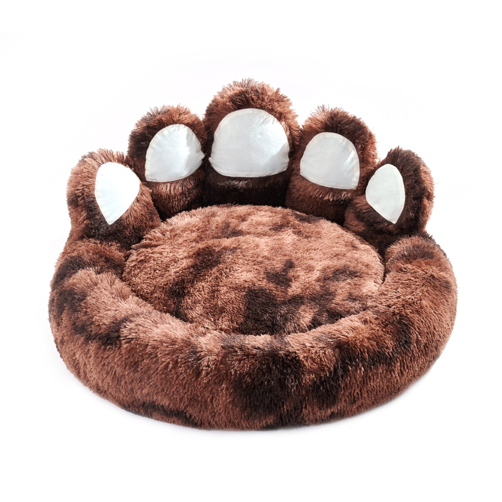 Cute Bear Paw Dog & Cat Bed – Plush Pet Bed for Small Breeds