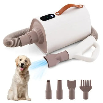 Pet Hair Blower with Negative Ion Function – Adjustable Temperature Dryer for Dogs and Cats care 25