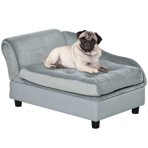 Luxury Small Dog Bed – Hidden Storage & Elegant Design for Small Pets | Cat Drinking & Feeding – bed38
