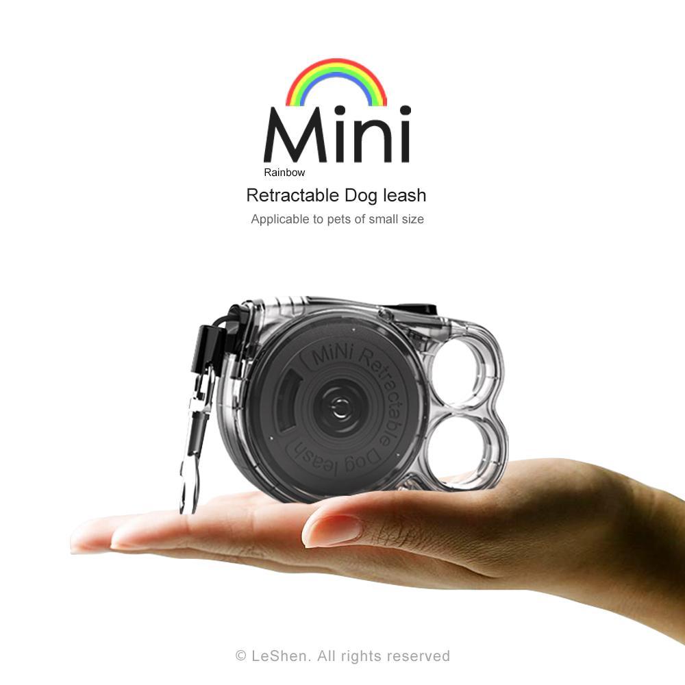 Mini Retractable Dog Leash – Lightweight & Easy-to-Use Lead for Small Pets, Outdoor Walks & Drinking & Feeding Areas COL 19