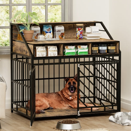 Bamboo Elevated Dog Bowl – Eco-Friendly Raised Feeding Station for Improved Digestion & Comfort | Cat Drinking & Feeding – furn15