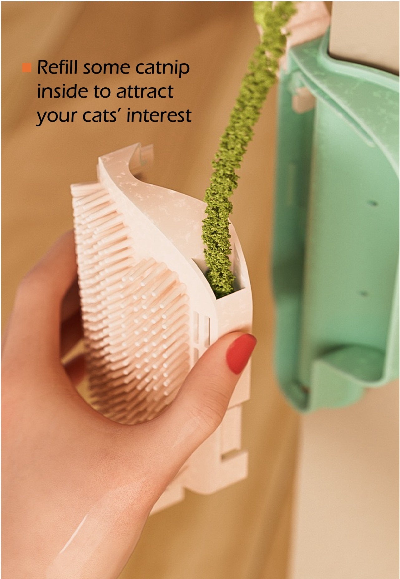 Popsicle-Shaped Cat Self Grooming Brush – Corner Scratcher & Massage Comb care 35