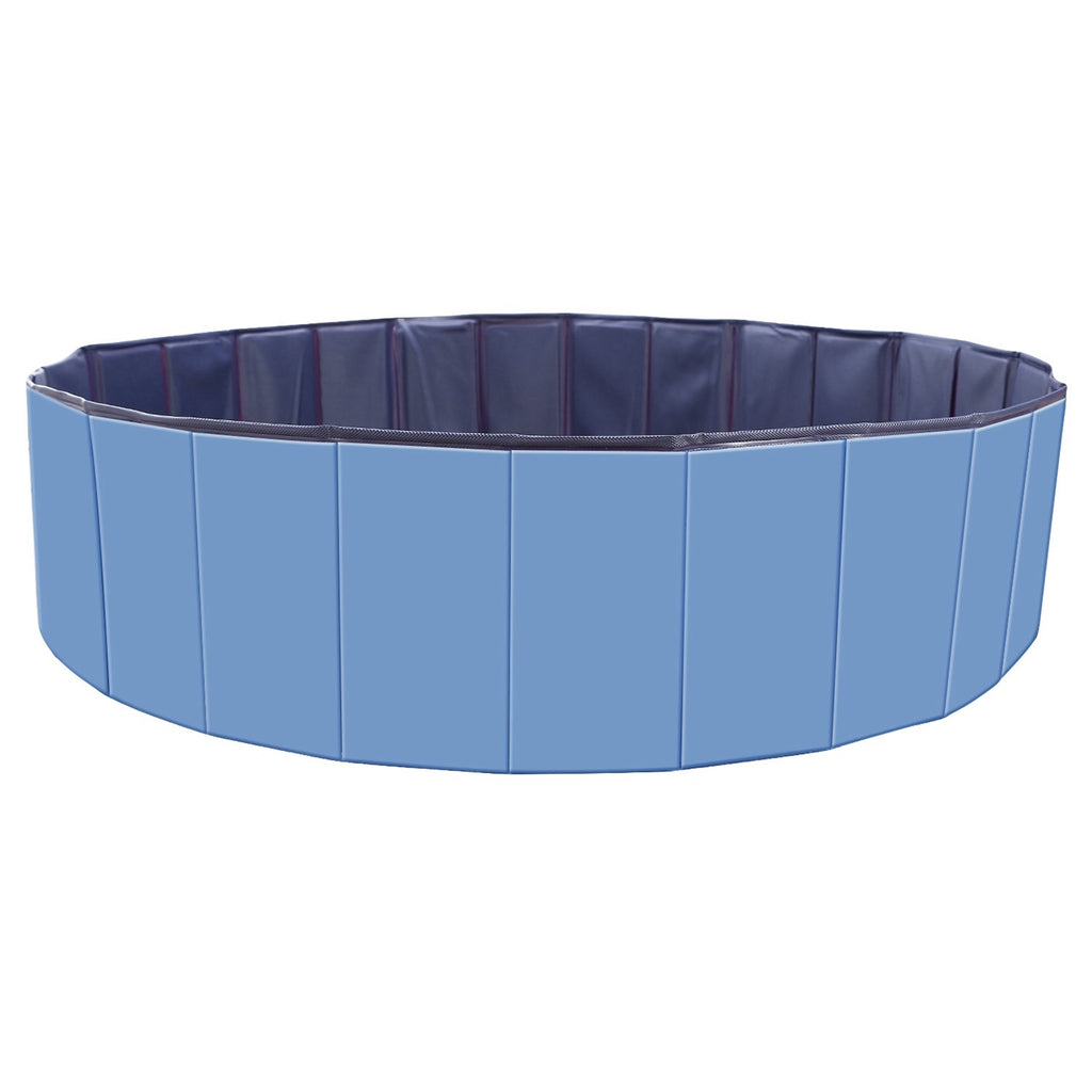 Foldable Pet Swimming Pool (160x160x30cm) – PVC Dog Bathing Tub & Playmat care 49