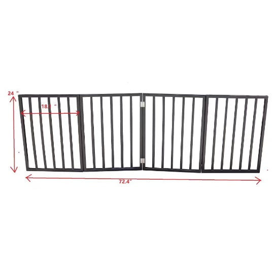 Adjustable Pet Gate for Doorways – Secure Dog Barrier for Home Entryways & Stairs ACS3