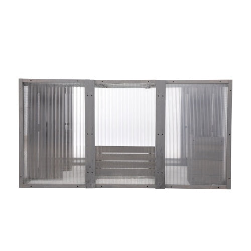 Oversized Cat Cage – Spacious Grey Enclosure for Multiple Cats with Multi-Level Platforms & Easy Access | Cat Drinking & Feeding – furn43
