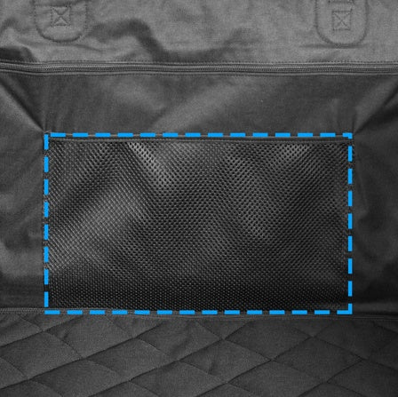 Large Waterproof Dog Car Seat with Breathable Mesh – Car Hammock Seat Cover with Harness Support ACS4
