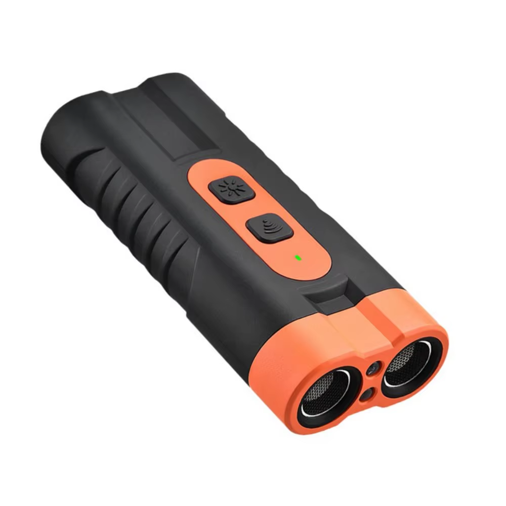 Rechargeable Ultrasonic Pet Dog Repeller Remote Control LED Training Device