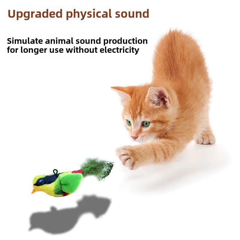 Interactive Bird Sound Toy for Pets – Safe, Durable & Anti-Bite Toy for All Ages, Helps Relieve Pet Anxiety
