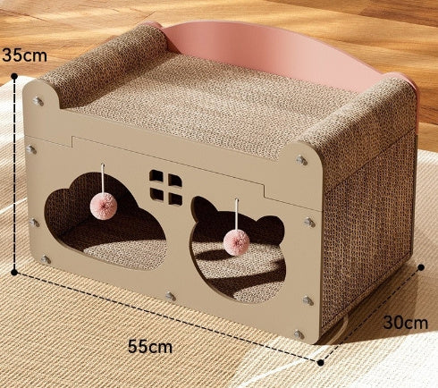 Creative Sisal Mat That Won't Shed Crumbs – Durable Cat Scratch Board for Furniture Protection & Play | Cat Drinking & Feeding – furn4