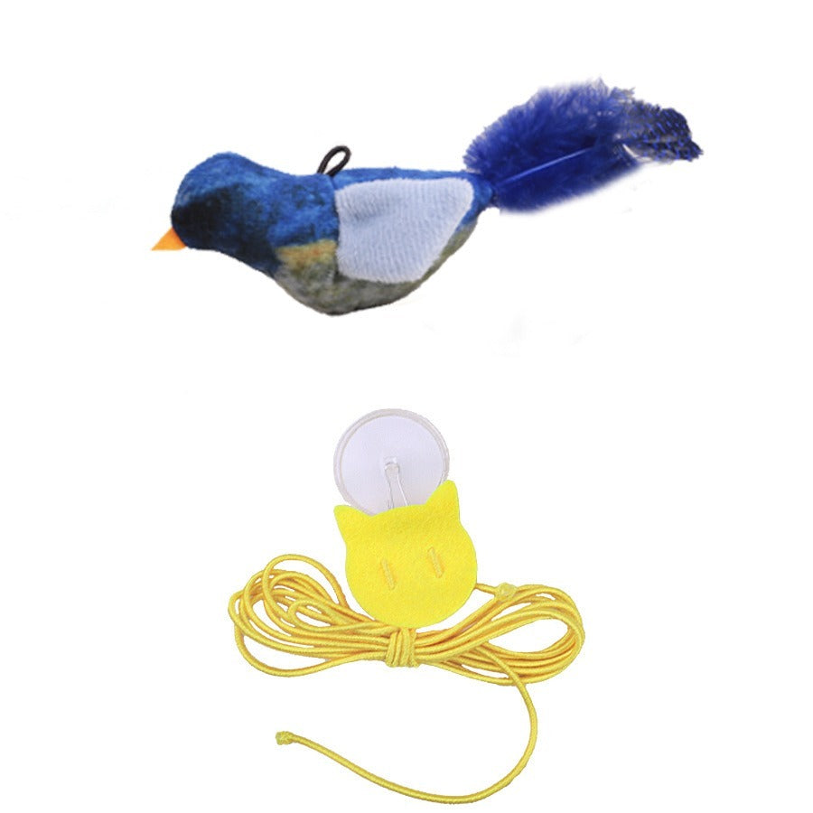 Interactive Bird Sound Toy for Pets – Safe, Durable & Anti-Bite Toy for All Ages, Helps Relieve Pet Anxiety