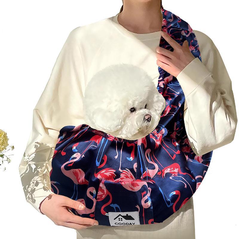 Hands-Free Pet Cuddle Carrier – Sling-Style Travel Bag for Small & Medium Dogs, Cats, Rabbits & More ACS37