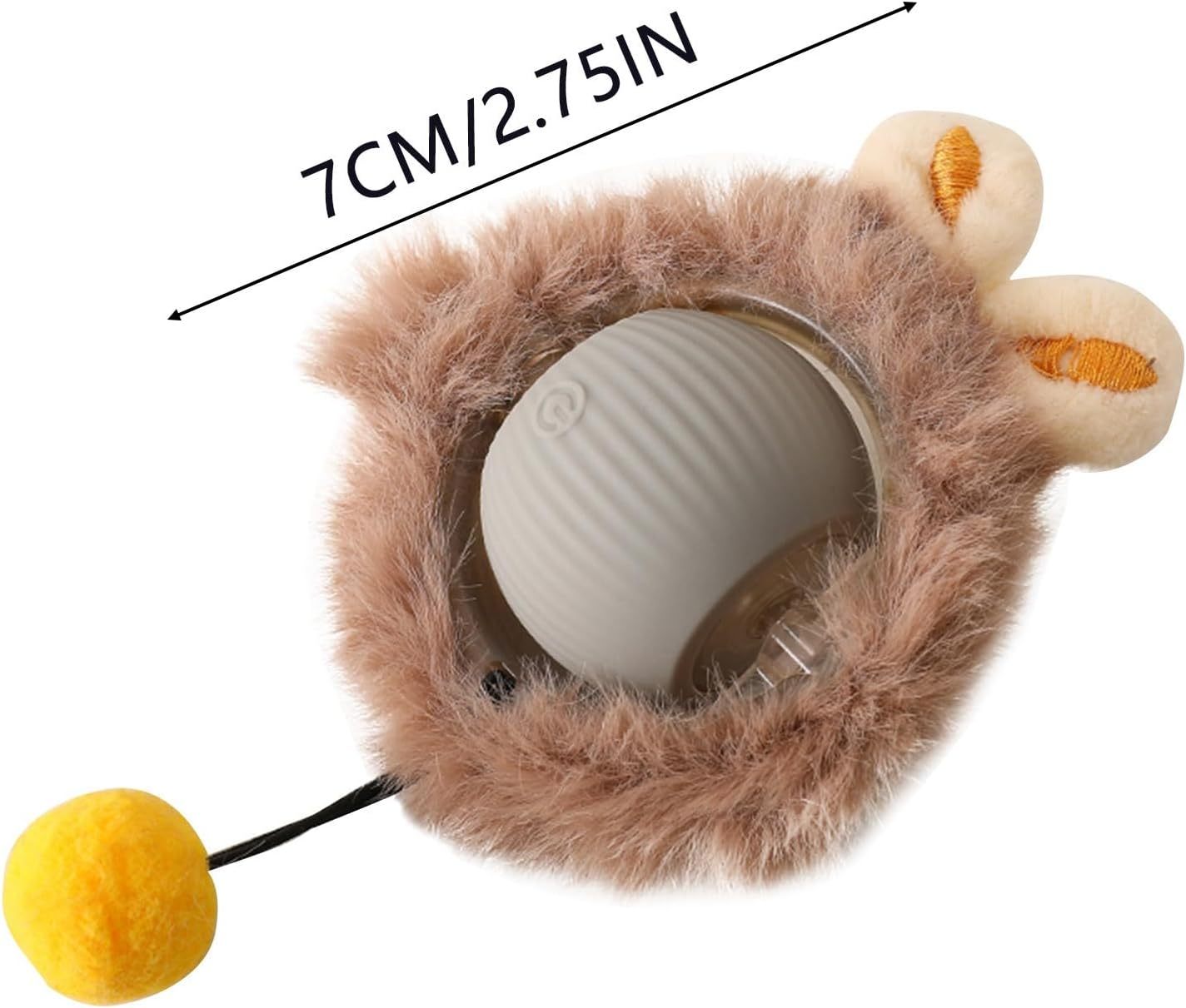 Smart Moving Cat Ball Toy – Auto-Rotating with String for Cats & Dogs