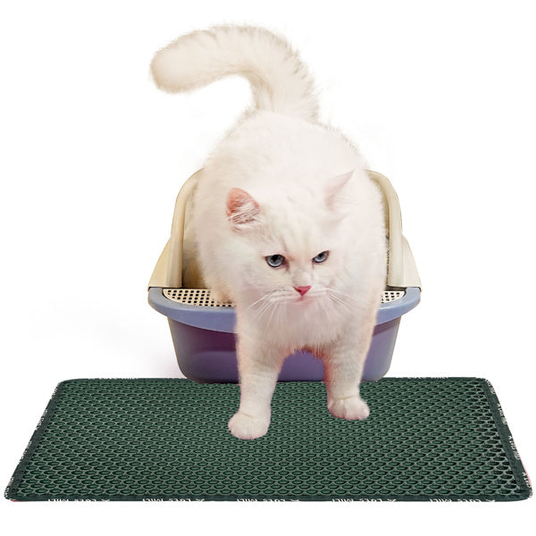 Double-Layer Rice Shaped Cat Litter Pad – Waterproof & Easy to Clean | Cat Drinking & Feeding – bed94