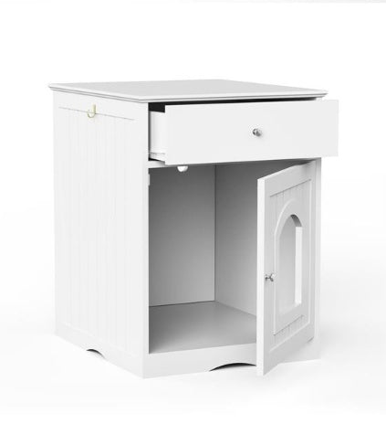 Wooden Pet House – Cozy Indoor Shelter for Cats and Small Dogs | Cat Drinking & Feeding – bed45