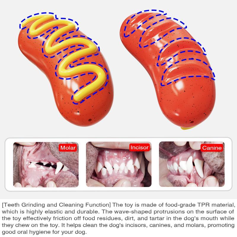 Indestructible Dog Chew Toy – Tough Rubber Toy for Aggressive Chewers, Durable Orange Dog Toy for Medium & Large Dogs
