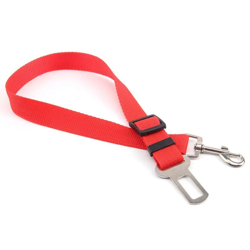 Retractable Dog Car Safety Belt – Adjustable Pet Seatbelt with Buckle for Vehicle Travel COL6