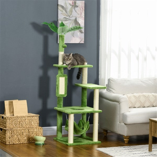 Multi-Level Cat Tree Climbing Tower – Indoor Cattery Play Structure for Cats, Amazon Shippable (Not Available on Walmart)