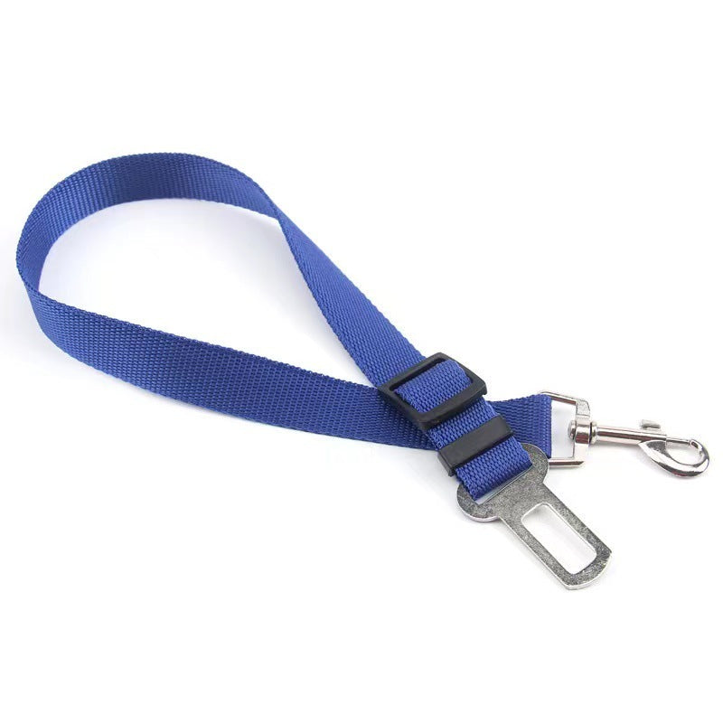 Retractable Dog Car Safety Belt – Adjustable Pet Seatbelt with Buckle for Vehicle Travel COL6