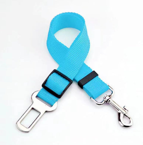 Retractable Dog Car Safety Belt – Adjustable Pet Seatbelt with Buckle for Vehicle Travel COL6