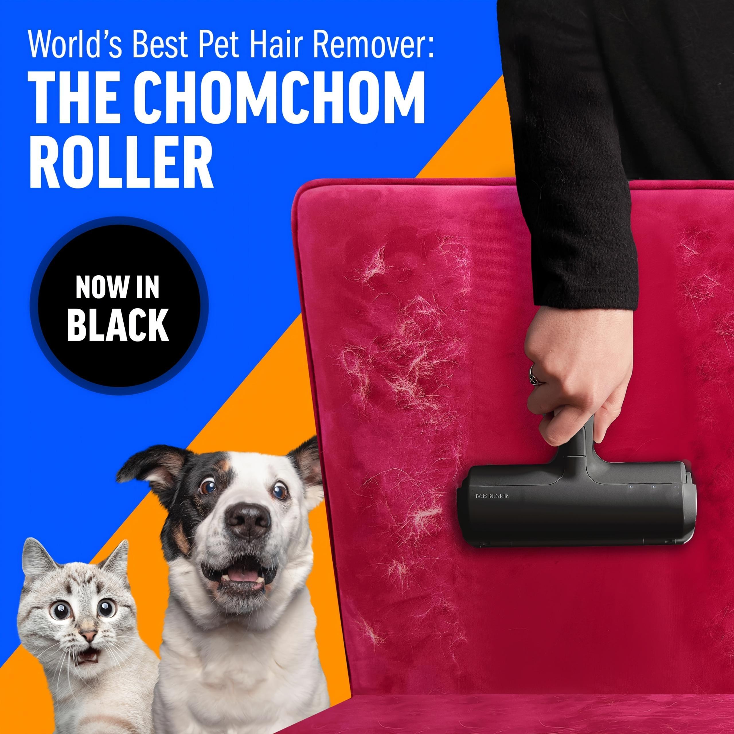 Reusable Pet Hair Remover with Sticky Applicator – Black Fur Remover for Furniture, Sofas & Carpets care 34