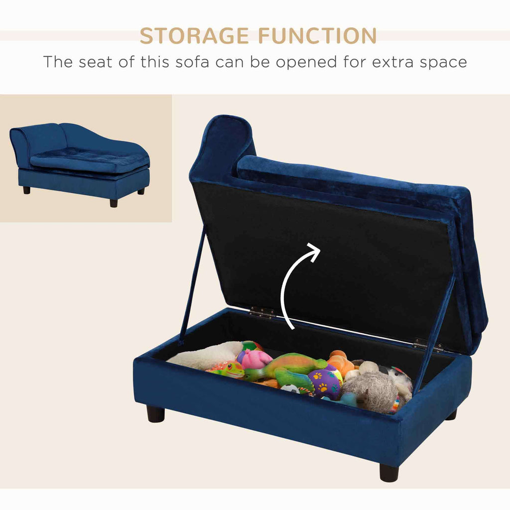 Luxury Small Dog Bed – Plush Design with Hidden Storage Compartment | Cat Drinking & Feeding – bed22