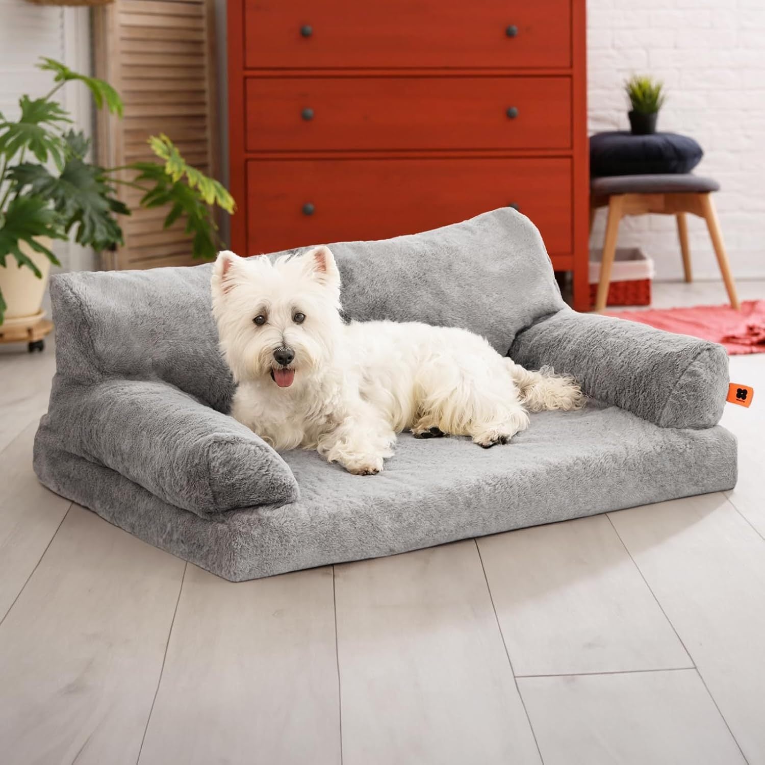 Orthopedic Dog Bed – 35.4x25.6x11.8" Waterproof Foam Sofa with Washable Cover for Medium Dogs | Cat Drinking & Feeding – bed69